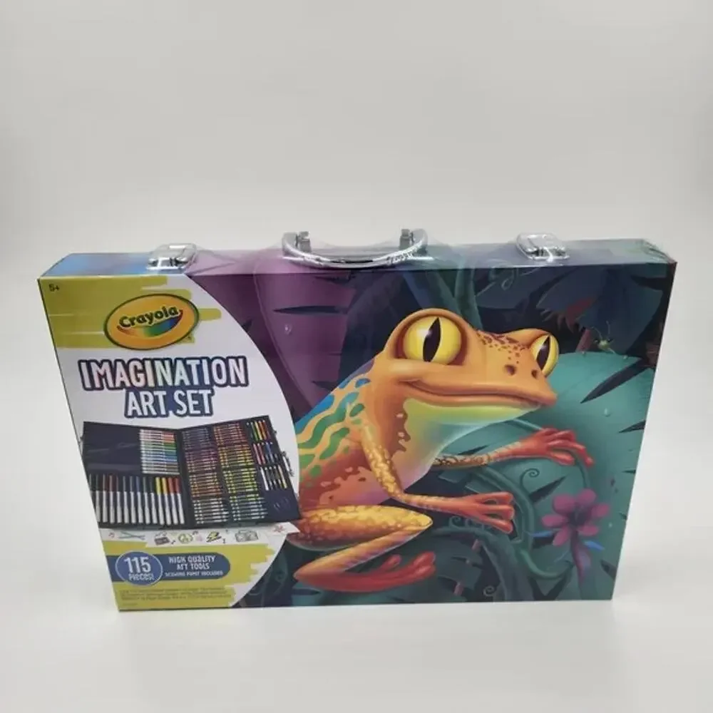 Crayola Imagination Art Coloring Set, 115 Pcs, Art & Craft Kit Drawing Coloring